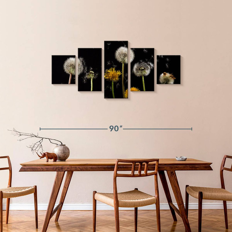 Dandelion In The Wind, 34" H x 74" W