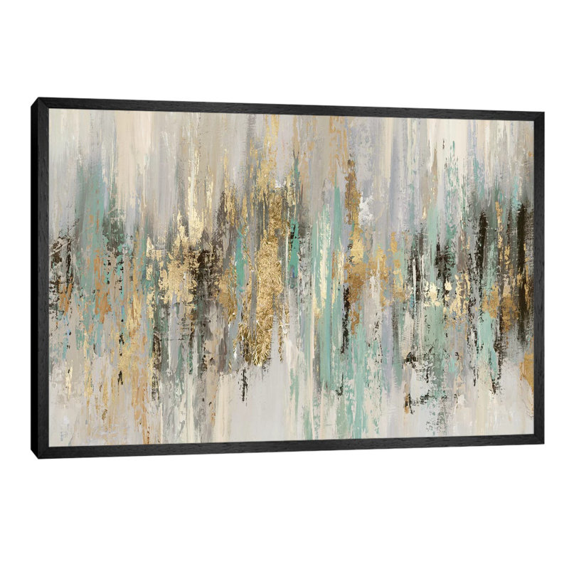 Print on Canvas, 66.04 cm H x 101.6 cm W x 4.445 cm D, Black Floater Framed