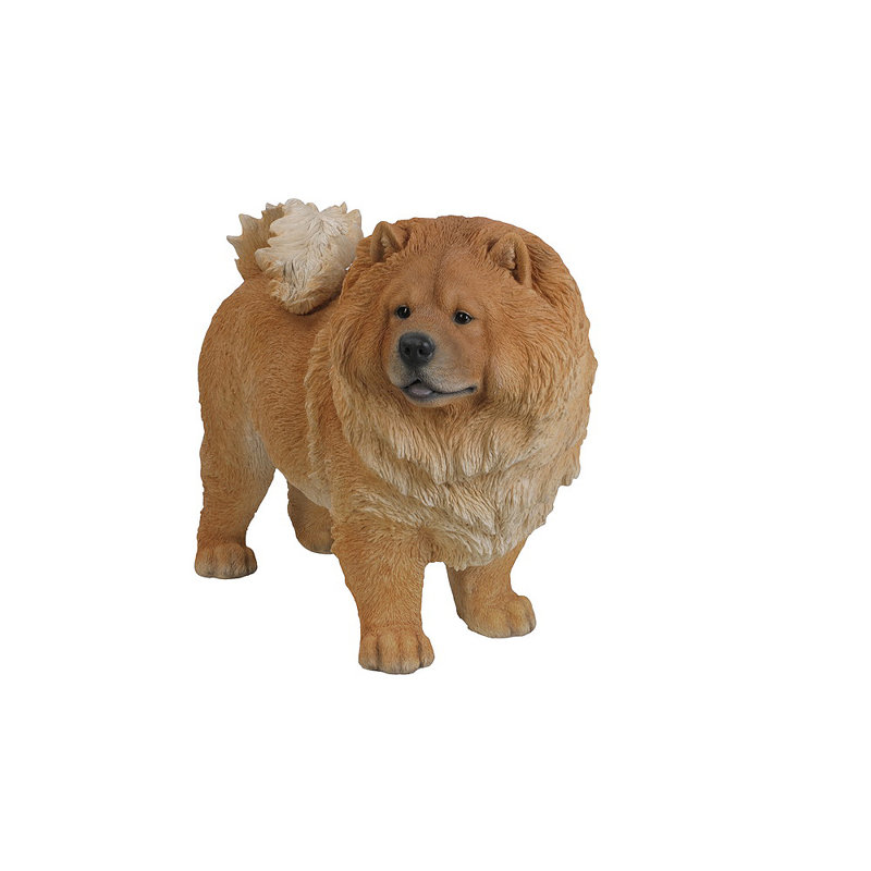Standing Chow Chow Dog Statue