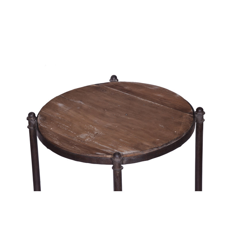 Solid Wood End Table, 18x18x24
