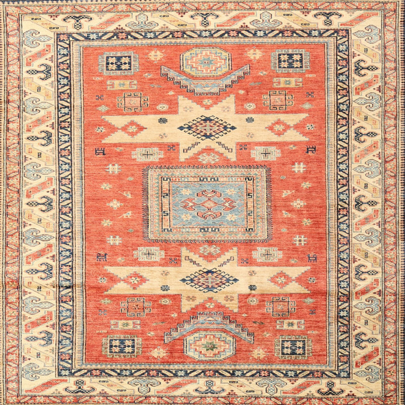 Overkamp Oriental Indoor Rug, Square 5'