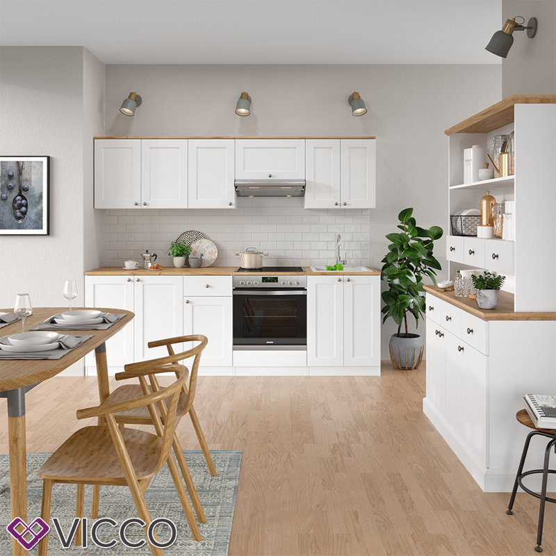 Helf Matte Kitchen Unit, White