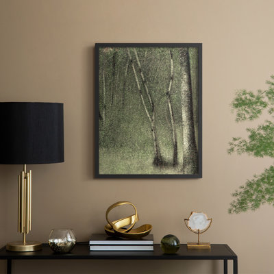 Reproduction encadrée vintage en bois massif CLxxviii