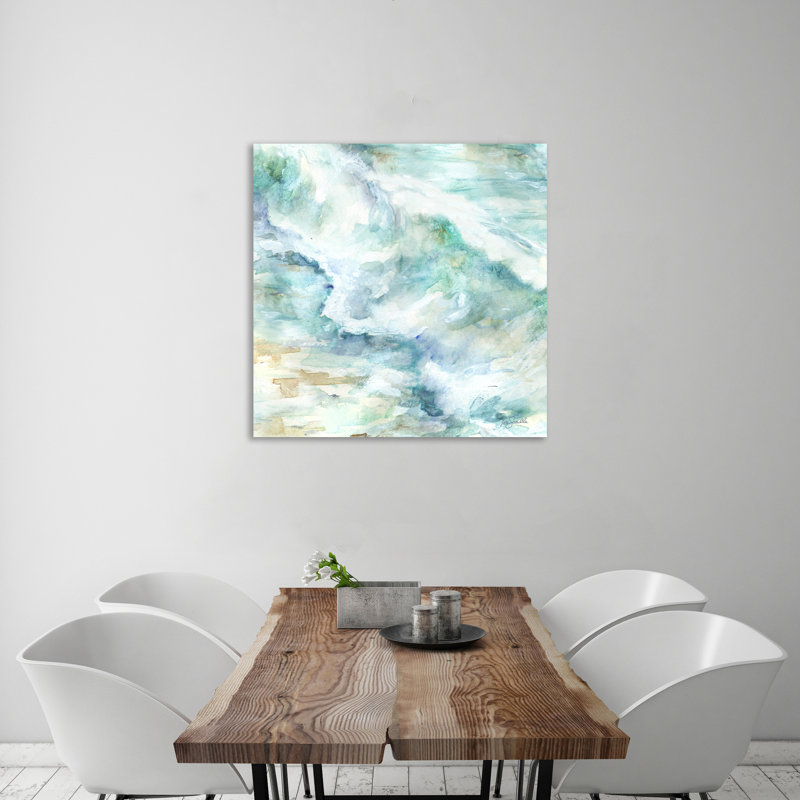 «Ocean Waves II», reproduction sur toile tendue, H 18 po x l 18 po x P 1,5 po