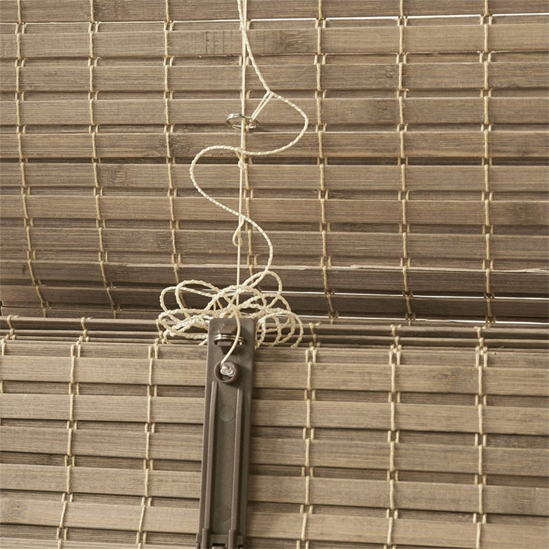 Store romain filtrant la lumière L 64 po, Bois de frêne naturel, L 33 po x L 64 po