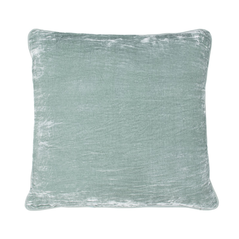 Lexington 14"x26" Throw Pillow , Natural, Square, Pale Aqua, 22"H x 22"W