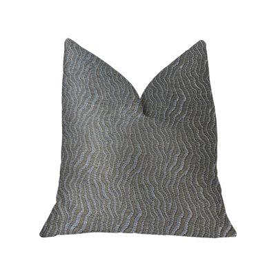 Coussin décoratif luxueux en veiné sombre
