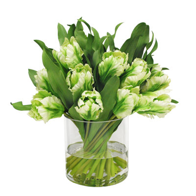 Centre de table tulipe dans un vase