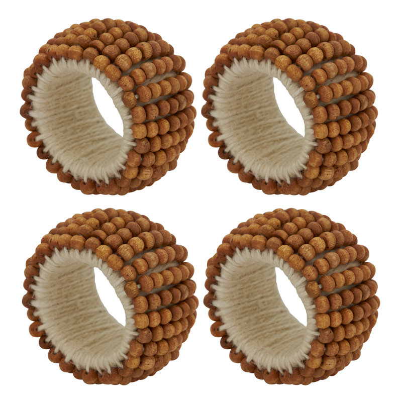 Napkin Ring Collection Wood Napkin Ring, Natural
