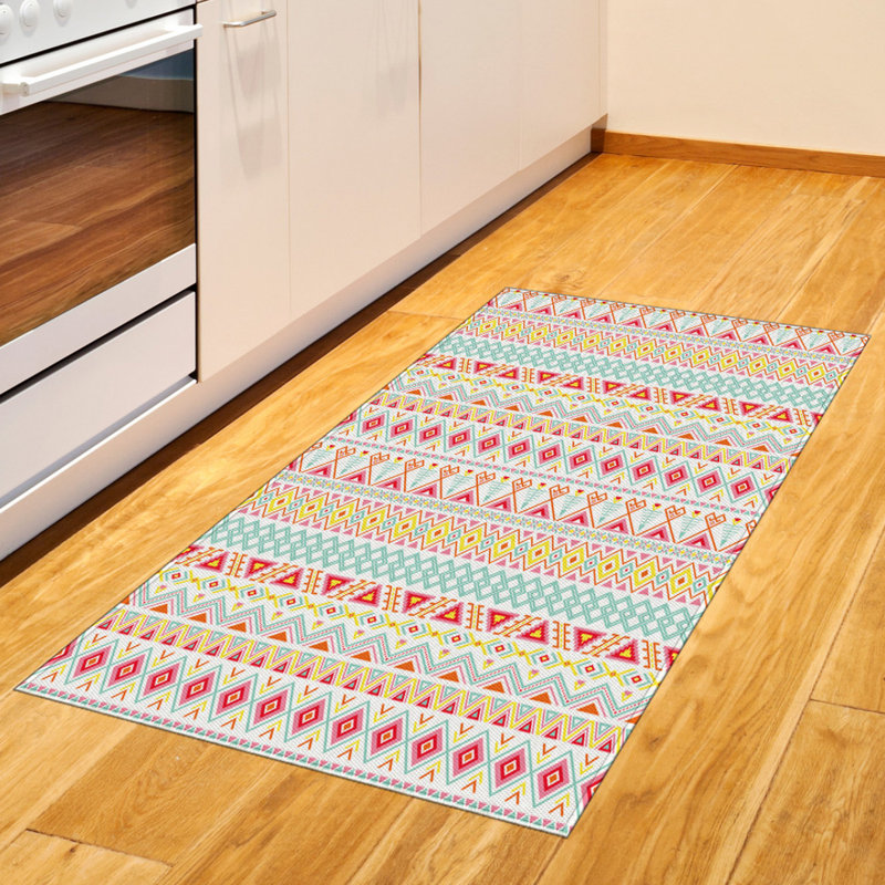 Tapis décoratif Tribal, Rectangle 2 pi 7 po x 5 pi