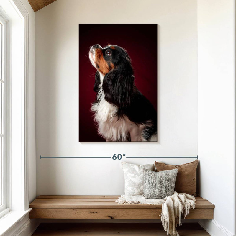 Brampt Begging Spaniel Puppy, 45" H x 30" W