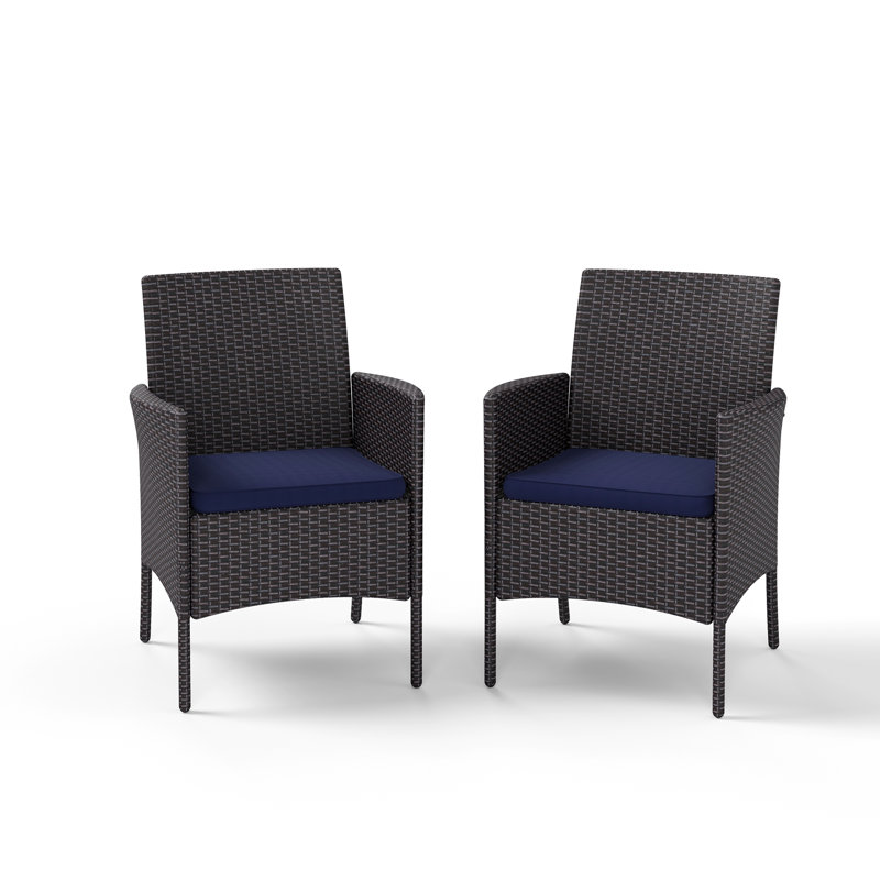 Patio Dining Armchair with Cushion