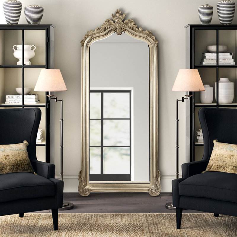 Tressie Solid Wood Arch Mirror