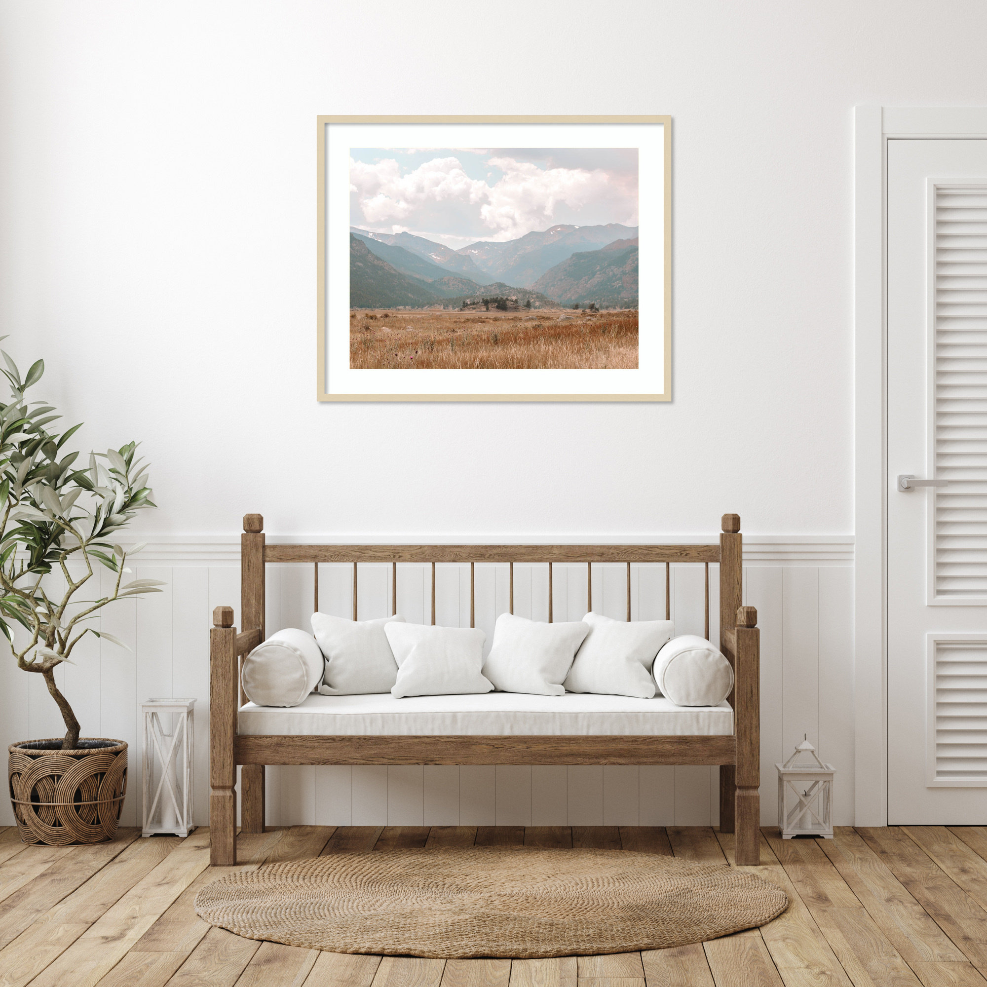 Wanderings by Alicia Abla, Brown, 33" H x 41" W x 1" D