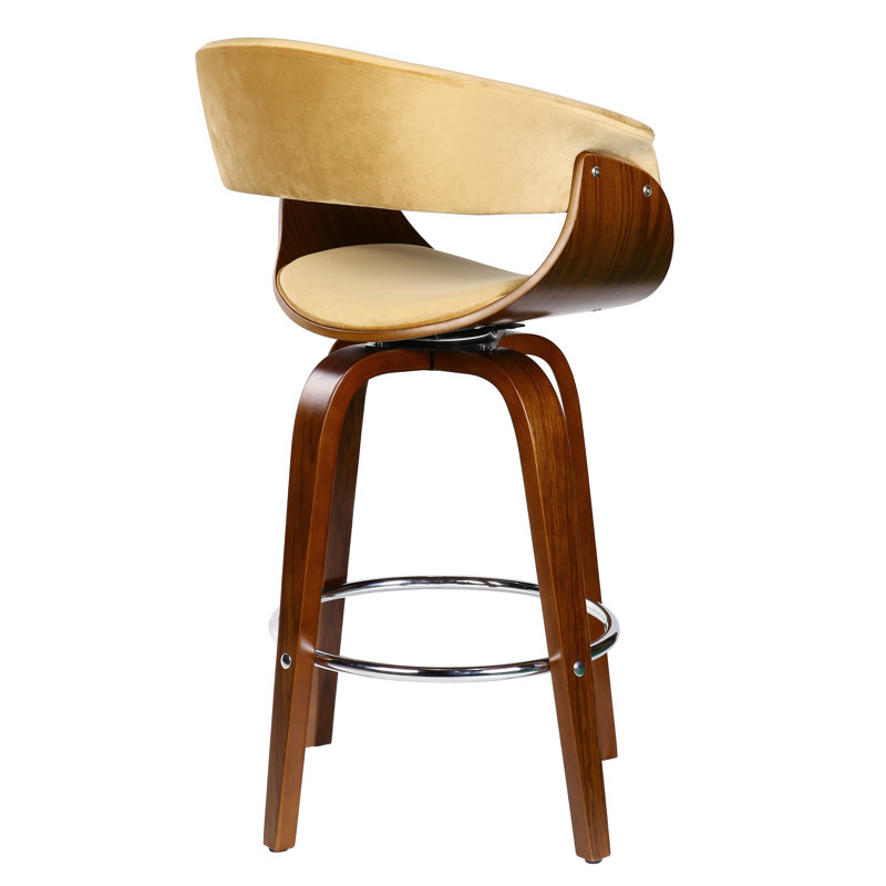 Brindley 97cm Swivel Bar Stool, Mocha