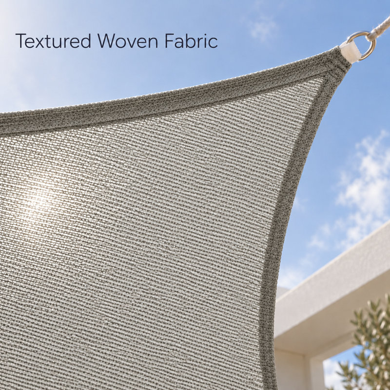 Voile d'ombrage royal 200 g / m² Royal Shade, 8 pi x 14 pi, Gris