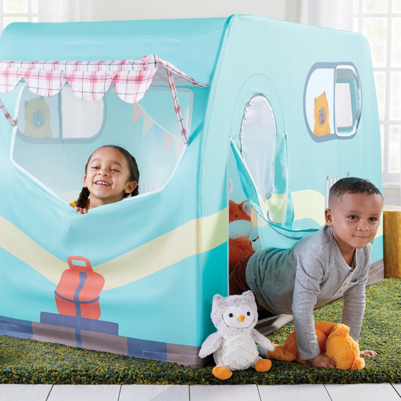 Martha Stewart Kids' Blue Camper Play Tent with Awning