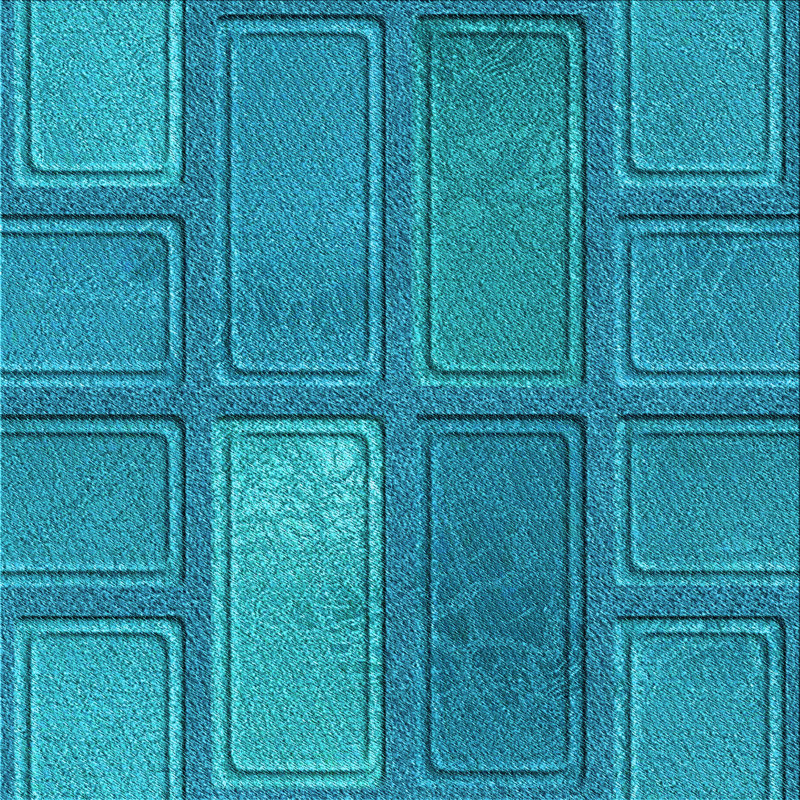 Geometric Indoor Rug, Square 6'