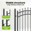 104 cm W Steel Gate Fencing-121122352