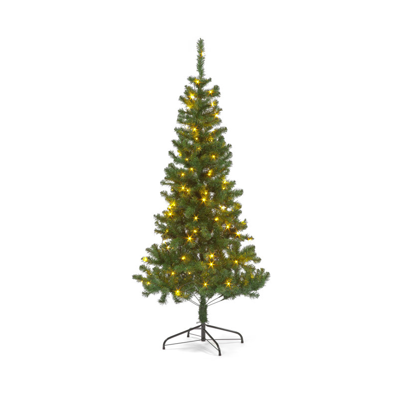 Lighted Artificial Fir Christmas Tree