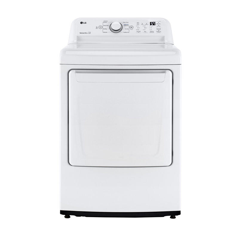 LG Ultra Large Capacity Gas Dryer with Sensor Dry Technology, White, 7.3 cu. ft.