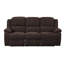 Canapé inclinable Madden Brown en chenille