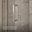Echelon Sliding Shower Door, 71-3/4 In. H X 55-3/4 - 59-3/4 In. W, With 5/16 In. Thick Crystal Clear Glass-1433320349