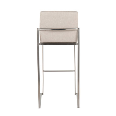 Contemporary High Back Barstool