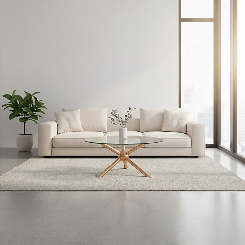 Ames Cross Legs Coffee Table