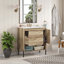Armoire de salle de bain avec tiroir coulissant 30 po