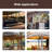 24.8" Ebern Designs Outdoor Ceiling Fan With Light 360-degree Manual Vertical Rotation - Waterproof-2122987018