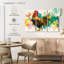 Ensemble de coqs sur toile 3 pièces-1267709109