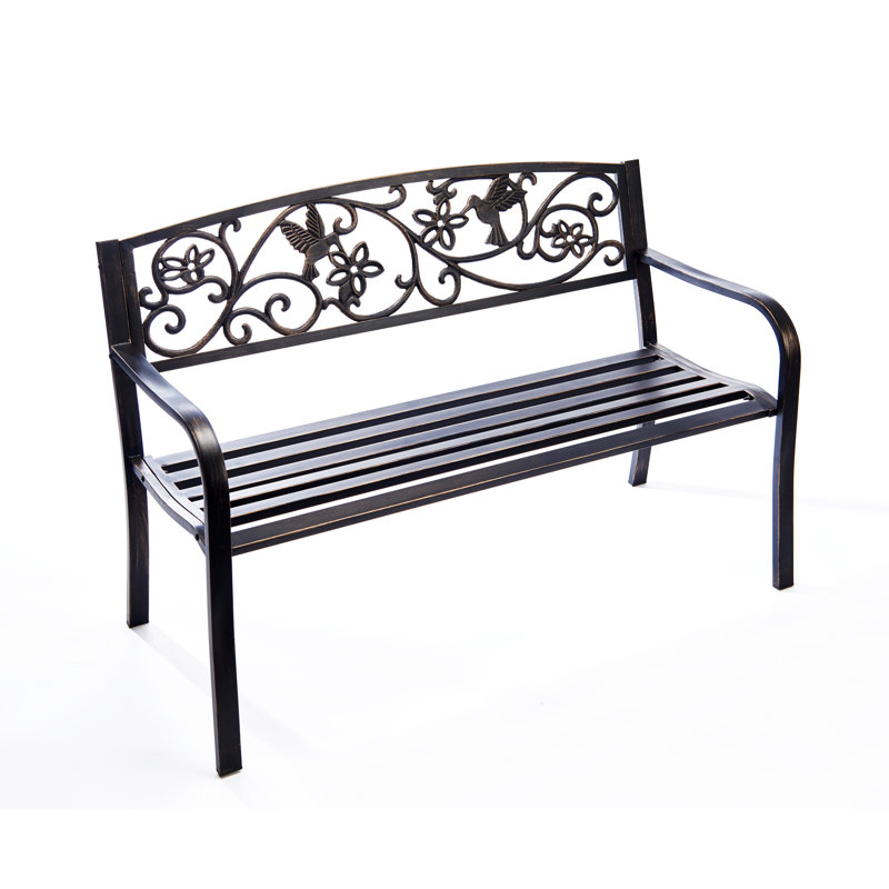 Beaucaire Hummingbird Steel Traditional Bench
