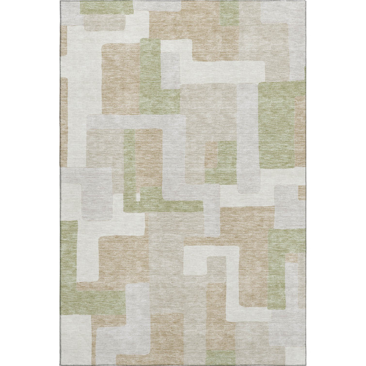 Premium Machine Washable Prisco Beige Rug