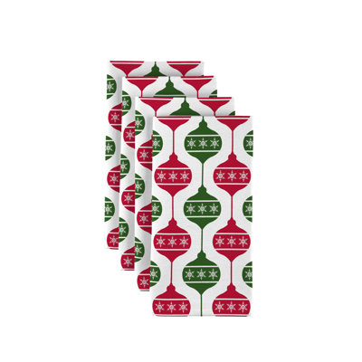 Polyester Geometric Square Napkin