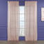 Extra Long & Extra Wide Faux Linen Sheer Curtain Single Panel-74614230-74614246