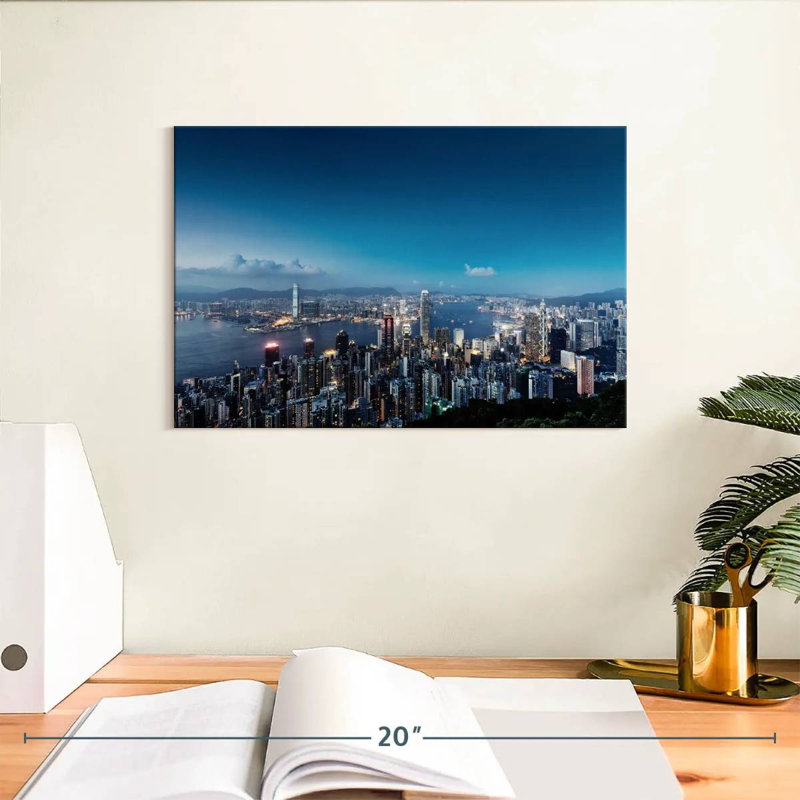 Victoria Harbour, Hong-kong, H 8 po x l 12 po