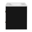 Ensemble de meuble-lavabo mural 24 po pour petit espace, armoire de salle de bain avec lavabo en céramique, 2 tiroirs et 1 porte à fermeture en douceur-937448420