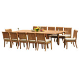 Atnas Outdoor 11 - Piece Teak Dining Set