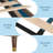 Queen Bed Frame – Corduroy Upholstered, Noise-Free, Brown, No Box Spring Needed-367337587-367337586