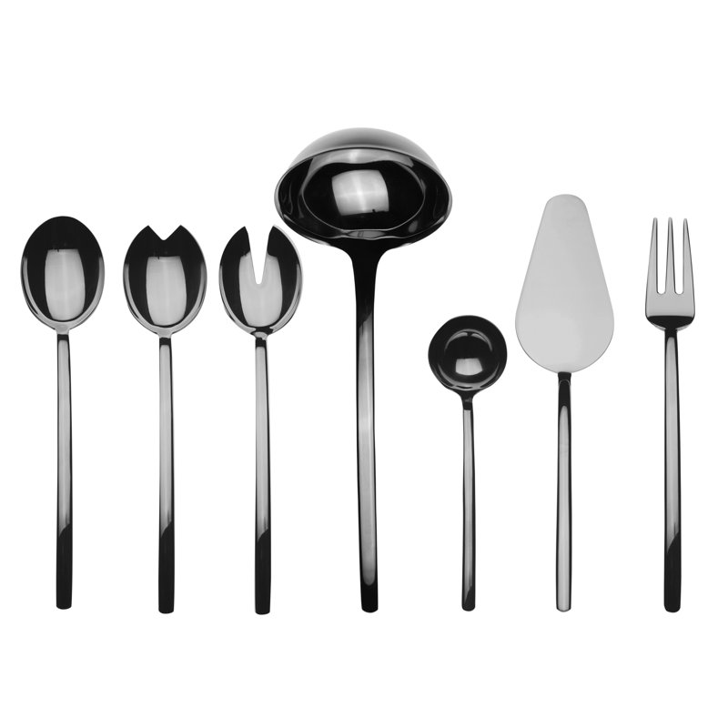 Ensemble de service complet 7 pièces raison Oro Nero
