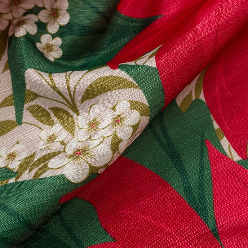 Rideau de cuisine Irva Poinsettia
