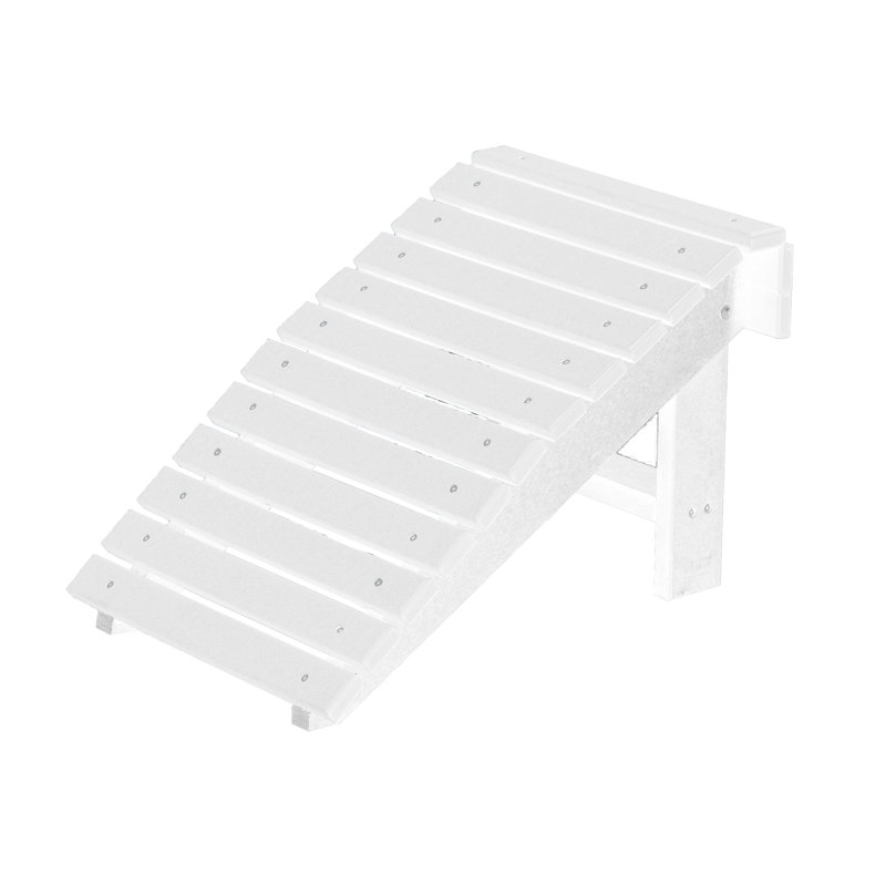 Tabouret pliant Wankowski, Blanc