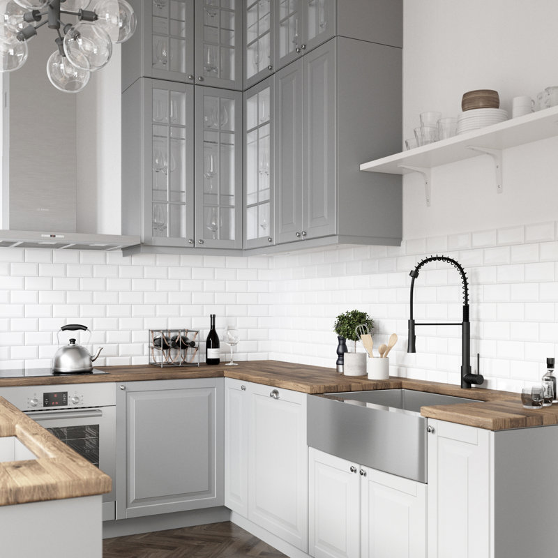 Robinet de cuisine Laurelton, Noir mat