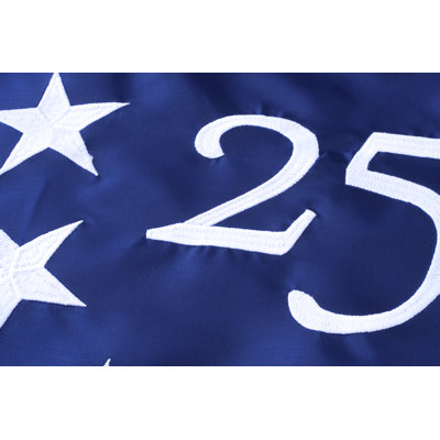 Premium Betsy Ross Flag Made in USA, Heavy Duty Nylon with Embroidered Stars
