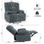 Fauteuil inclinable avec massage et vibration chauffante