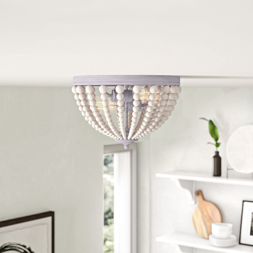 Zahara Wood Flush Mount Mistana™