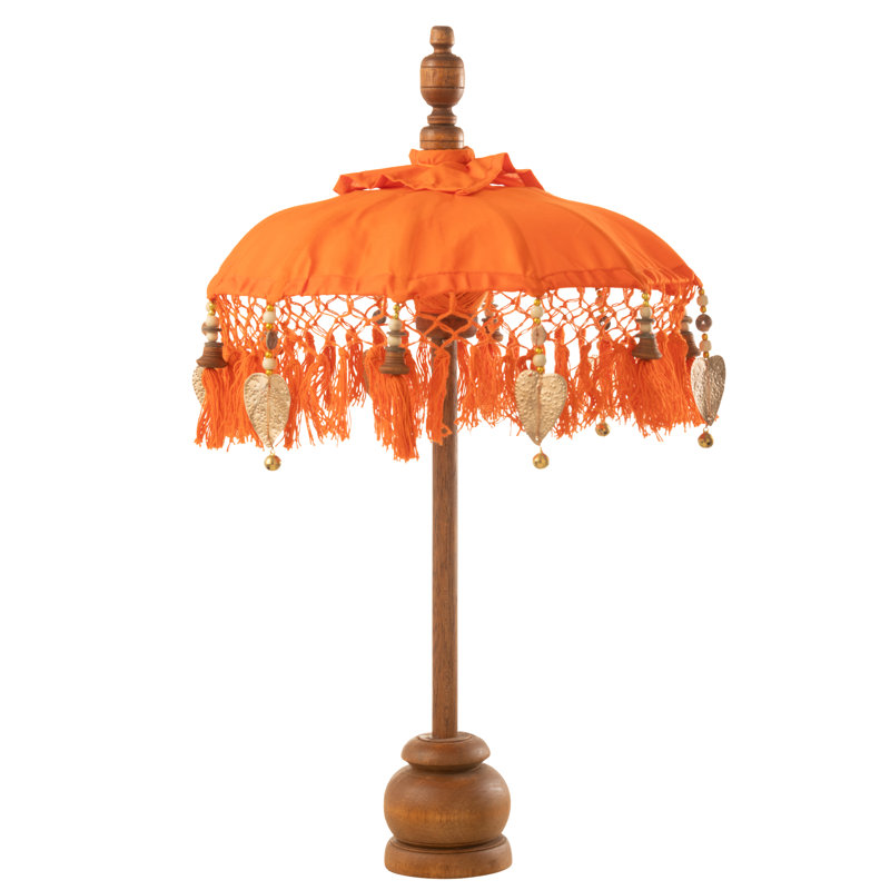 Annalysa 14cm Traditional Parasol, Orange