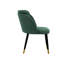Inola Upholstered Velvet Dining Chairs - Ergonomic Soft Back with Metal Legs - Armchair for Dining Room Living Room Restaurants-34272961-104936309-104936310