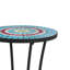 Table d'appoint de patio avec tablette